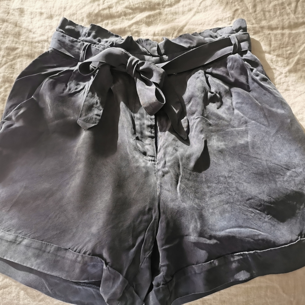 Pink Martini Paper Bag Waist Shorts